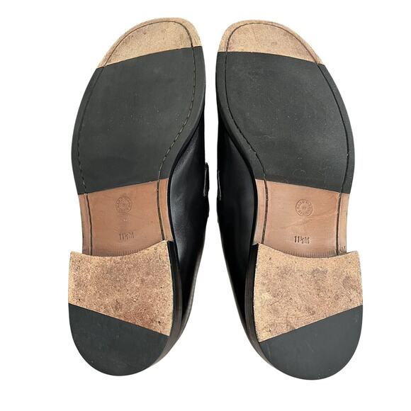 Paolo De Marco | Black Leather Buckle Loafers Shoes HANDEMADE Spain Size 11.5